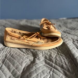 Sperry Top Sider Women’s 9.5 Tan leather